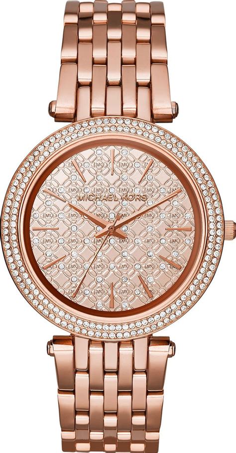 michael michael kors women's darci rose gold acetate watch 39mm|michael kors bracelet band.